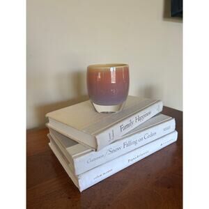 Glassy Baby “Friendship” Hand-Blown Glass Votive Candle Holder